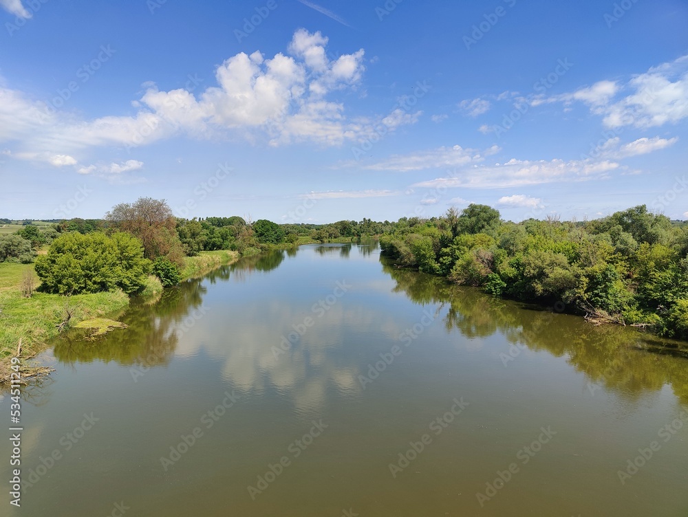 March, Flusslandschaft