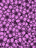 pink flower pattern background