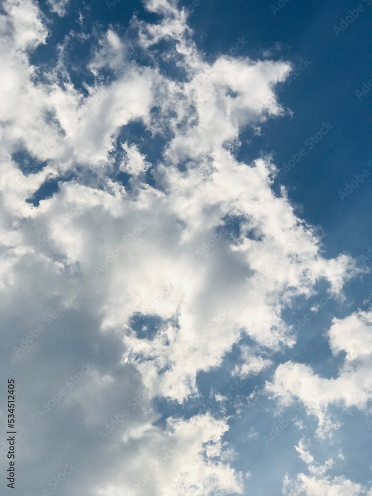 Fototapeta premium blue sky with clouds