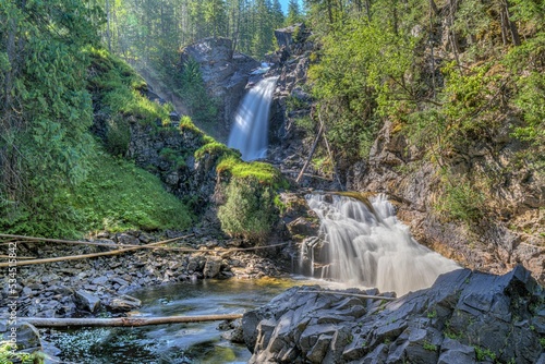 Albas Falls in the Shuswap Lake, Okanagan, British Columbia, Canada photo