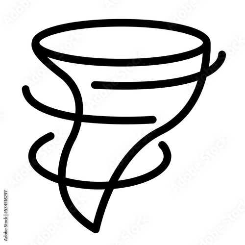 tornado line icon