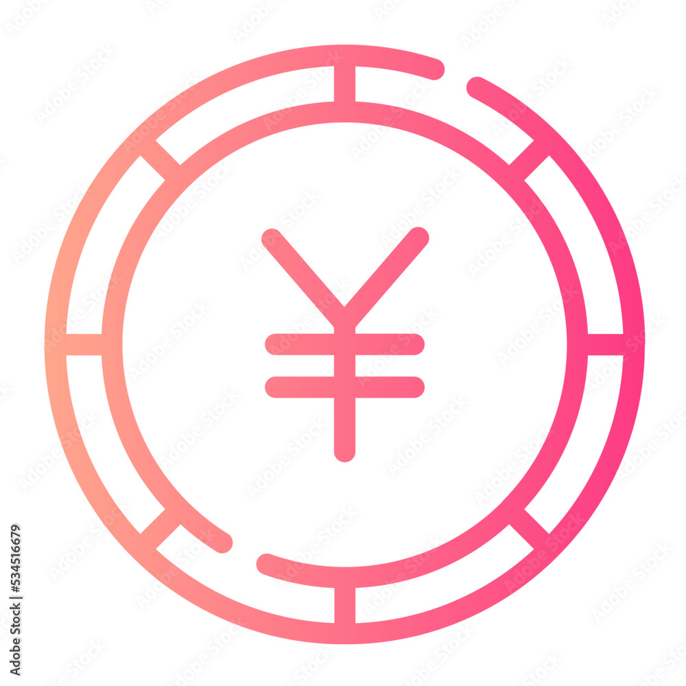 Fototapeta premium Flat Gradient gradient icon