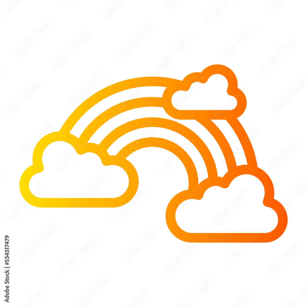 rainbow gradient icon rainbow gradient icon