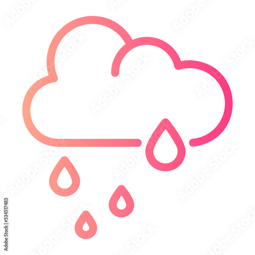 rain gradient icon