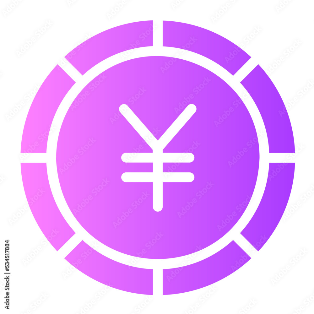 Fototapeta premium Flat Gradient gradient icon