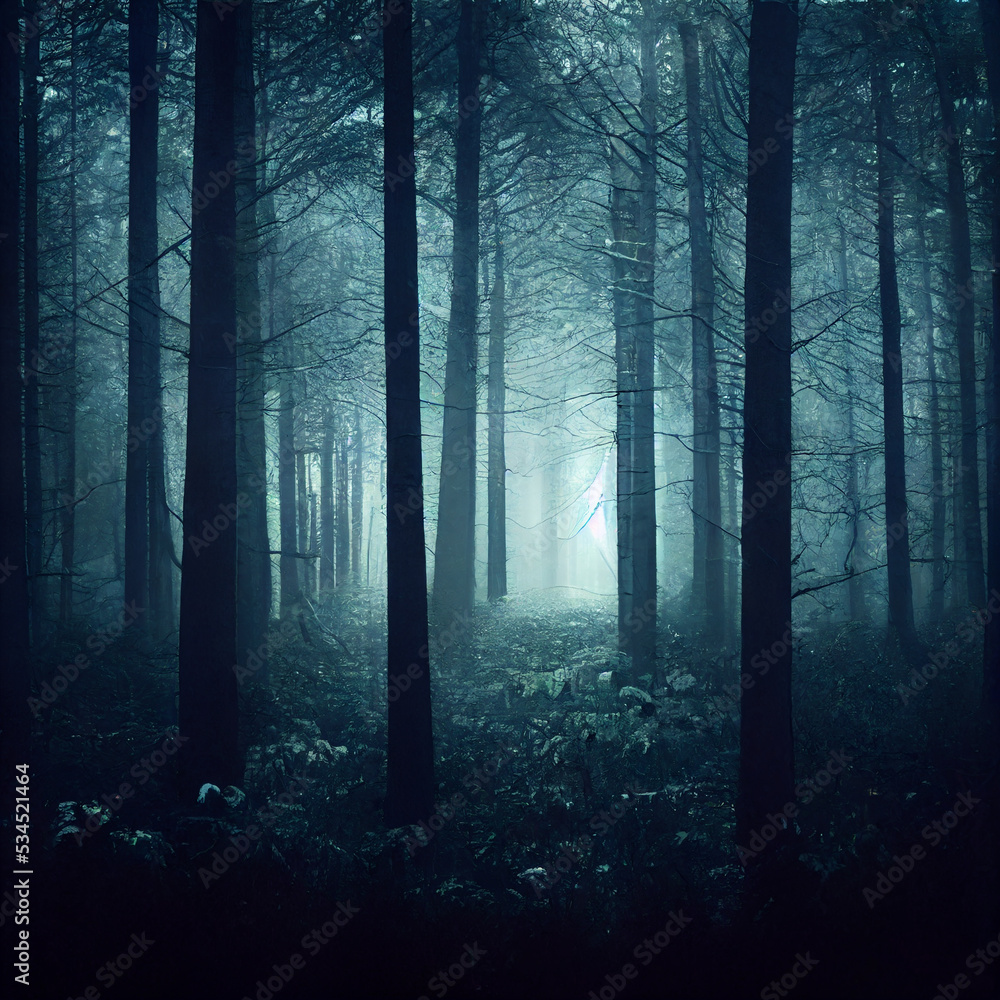Obraz premium Dark Forest 