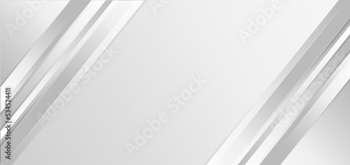 Abstract diagonal white grey background with copy space for text.