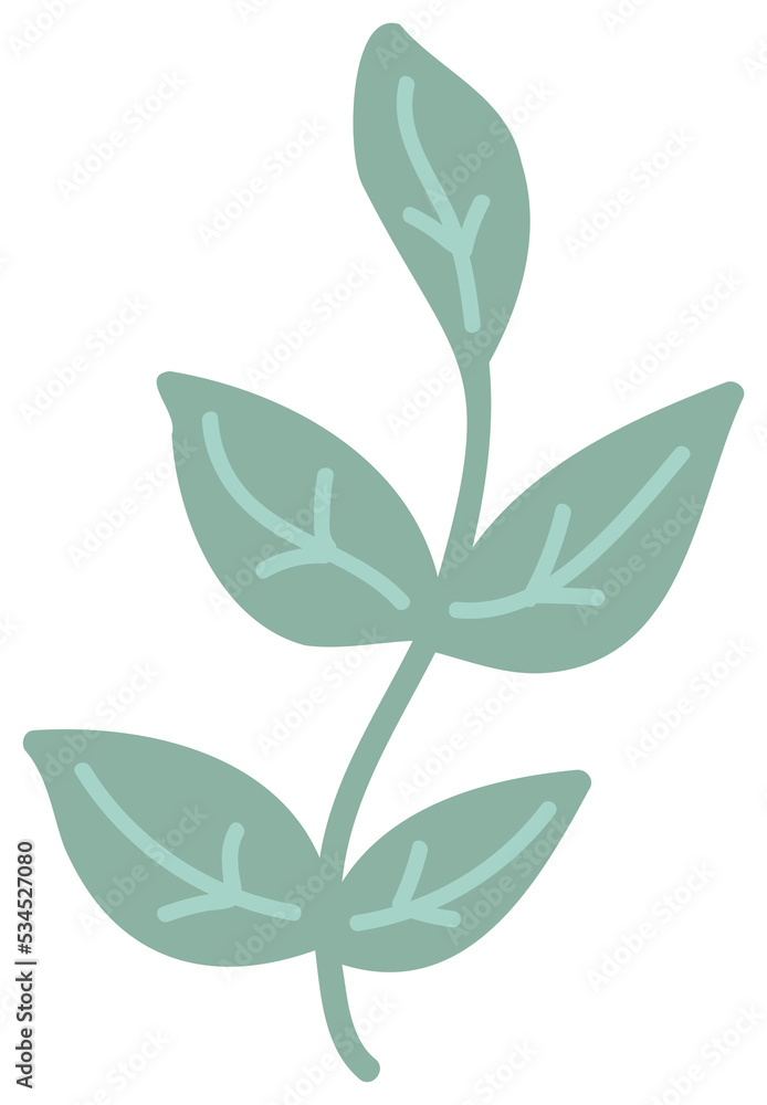 Colorful nature design element. PNG with transparent background.