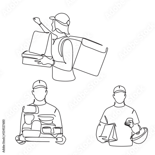 Fast food delivery  vector icon symbol, Pictogram flat outline design for applications and websites, isolated on white background, vector line art  illustration