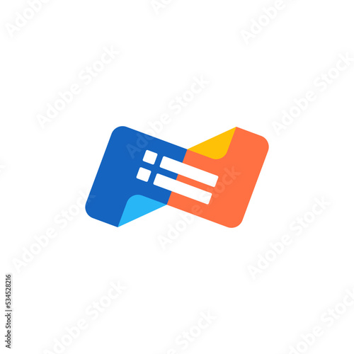 PDF Document Converter Logo Vector Design