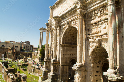 Ruins of the Roman Forum, Rome, Italy. © Fernando