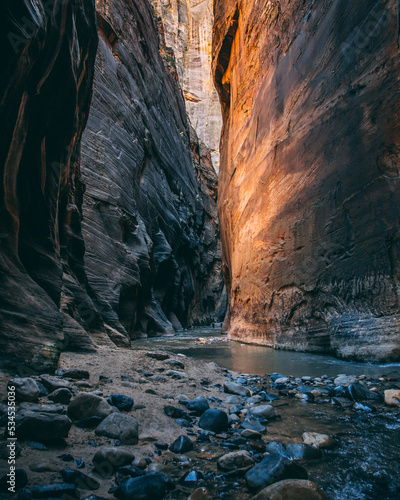 canyon of the river