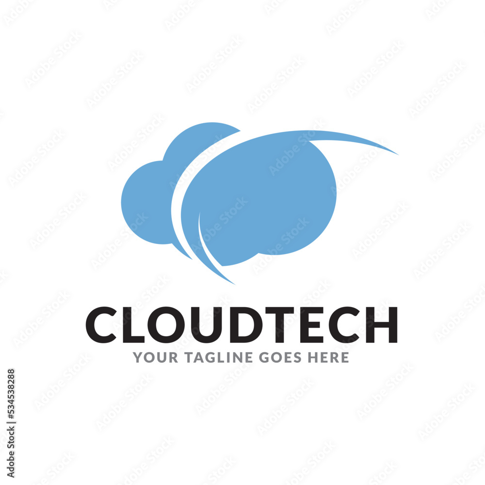 cloud logo designs template, tech logo designs concept. cloud logo designs template, tech logo designs concept.