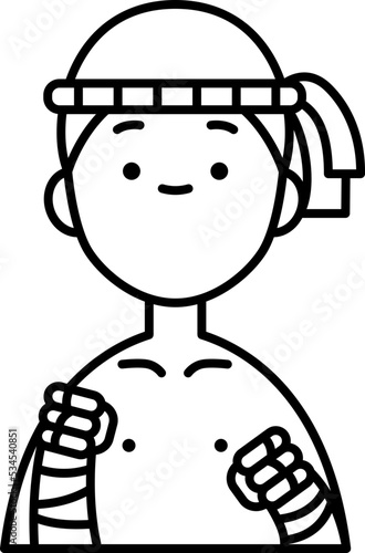 Muaythai icon