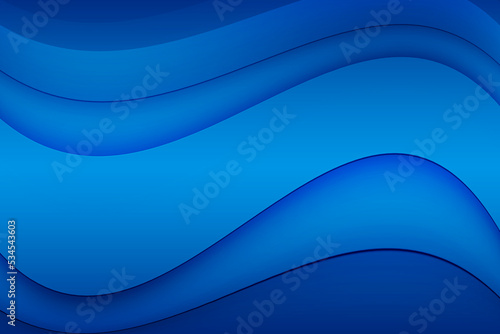 Abstract blue background, wave. Trendy abstract background for design.