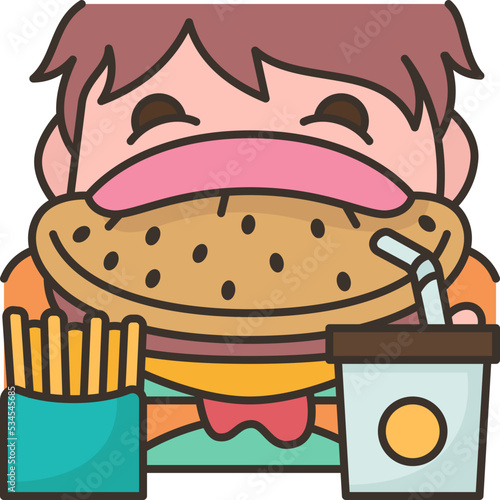 overeating icon