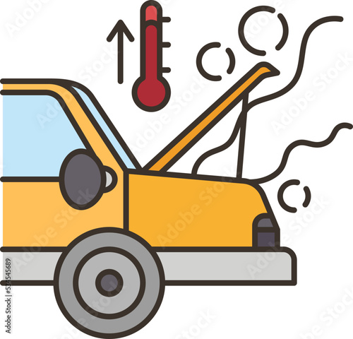 overheated icon
