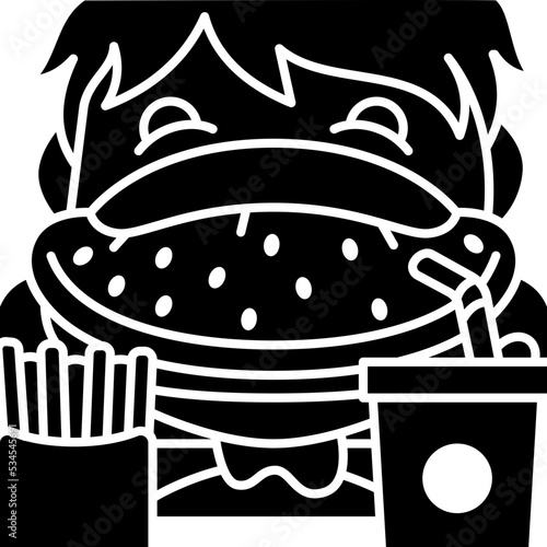 overeating icon