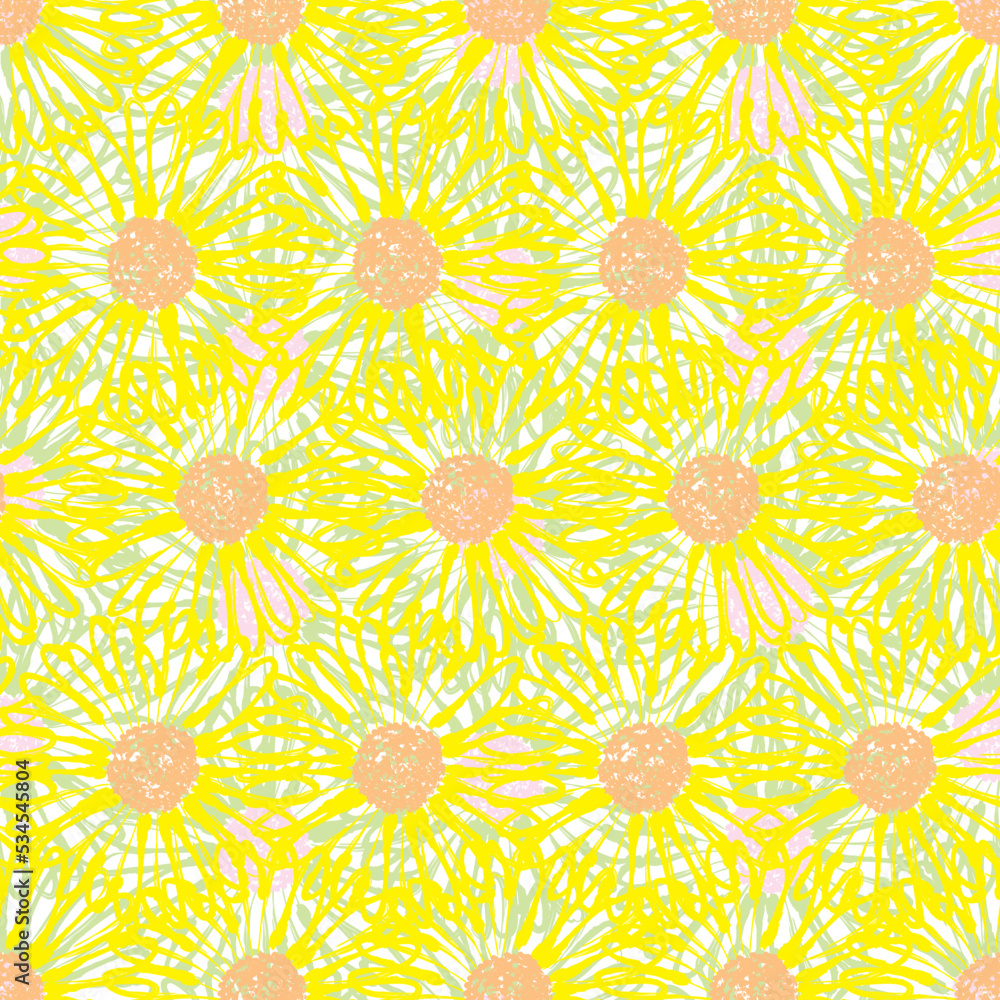 Fototapeta premium seamless floral pattern