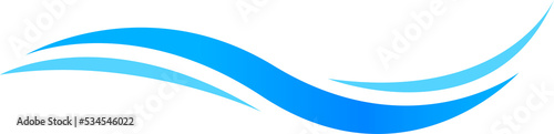 water wave graphic simple, ocean wave symbol, aqua icon