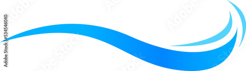 water wave graphic simple, ocean wave symbol, aqua icon