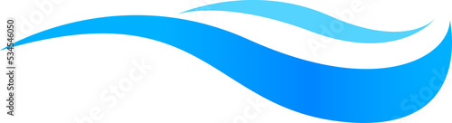 water wave graphic simple, ocean wave symbol, aqua icon