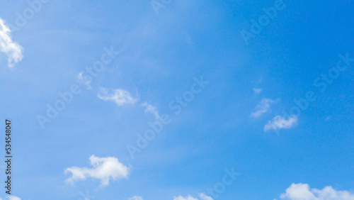 blue sky with clouds. blue sky and clouds