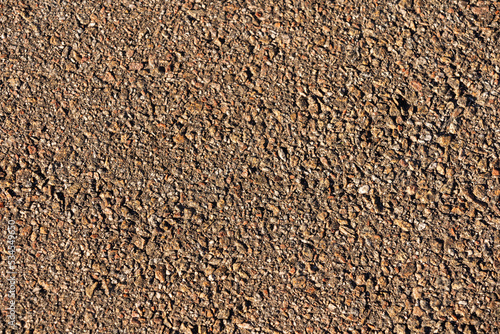 Gravel, pebbles and sand closeup.