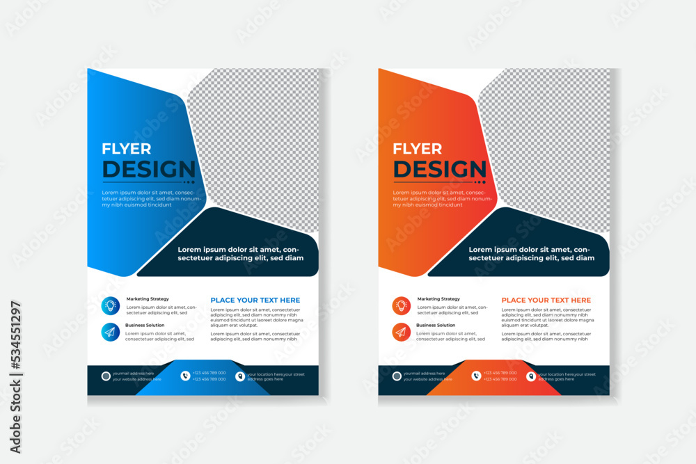 Corporate a4 business flyer template Corporate a4 business flyer template
