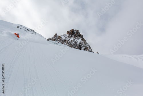 skier in backcountry