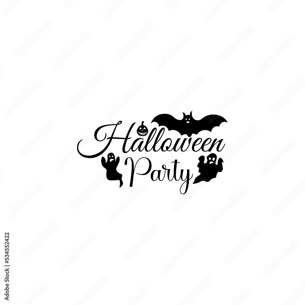 Halloween party T-shirt design