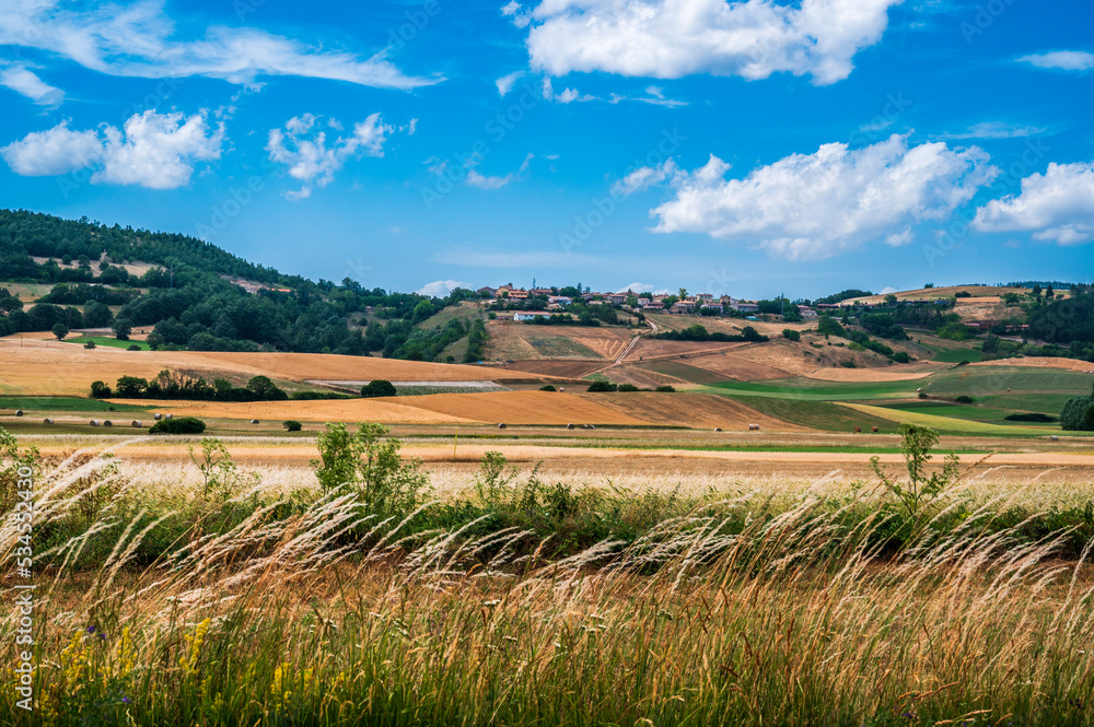 Colfiorito. Fields of flowers and nature of Umbria