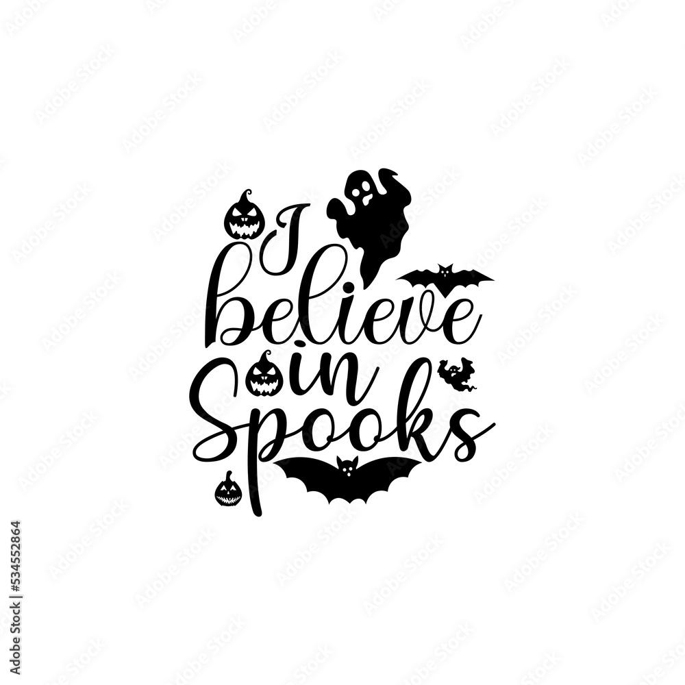 I belive in spooks T-shirt design I belive in spooks T-shirt design