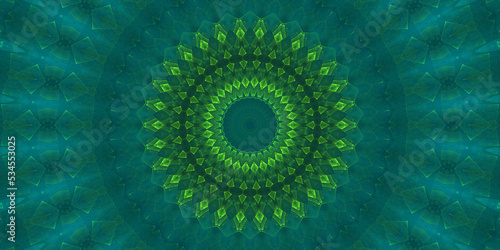 Hintergrund Mandala Motiv Fraktale Kunst für Druck Design und Websites