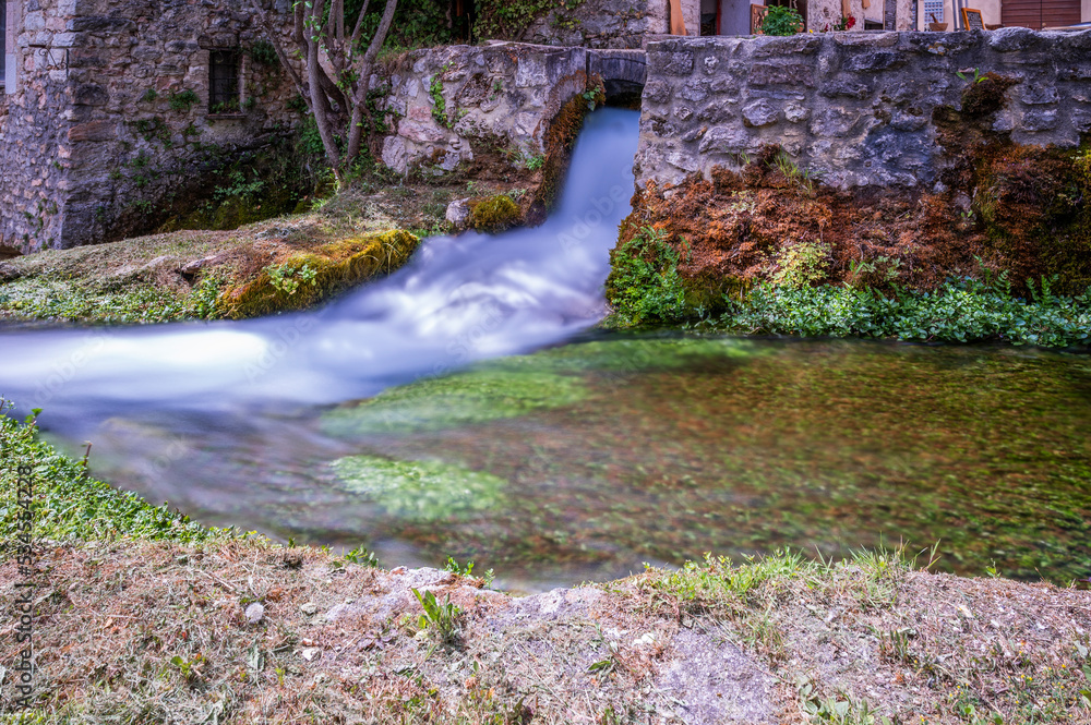 Rasiglia. Small village of the springs. Umbria Rasiglia. Small village of the springs. Umbria