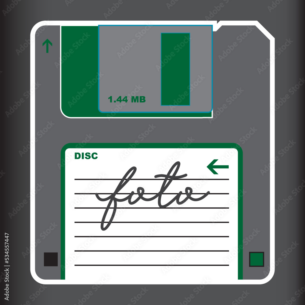 illustration of diskettes as data storage in its time before the existence of large-loaded storage media like today illustration of diskettes as data storage in its time before the existence of large-loaded storage media like today