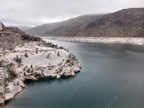 lak



The Santa Juana reservoir is a complex of hydraulic and electrical engineering works located in the Huasco Valley and intended to create a water reserve for irrigation in the area and generate
 photo