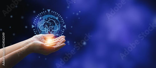 icon  Cloud computing technology internet concept background. New innovations for biosecurity  internet connectivity  innovative ideas  and inspirational ideas. creative concept 