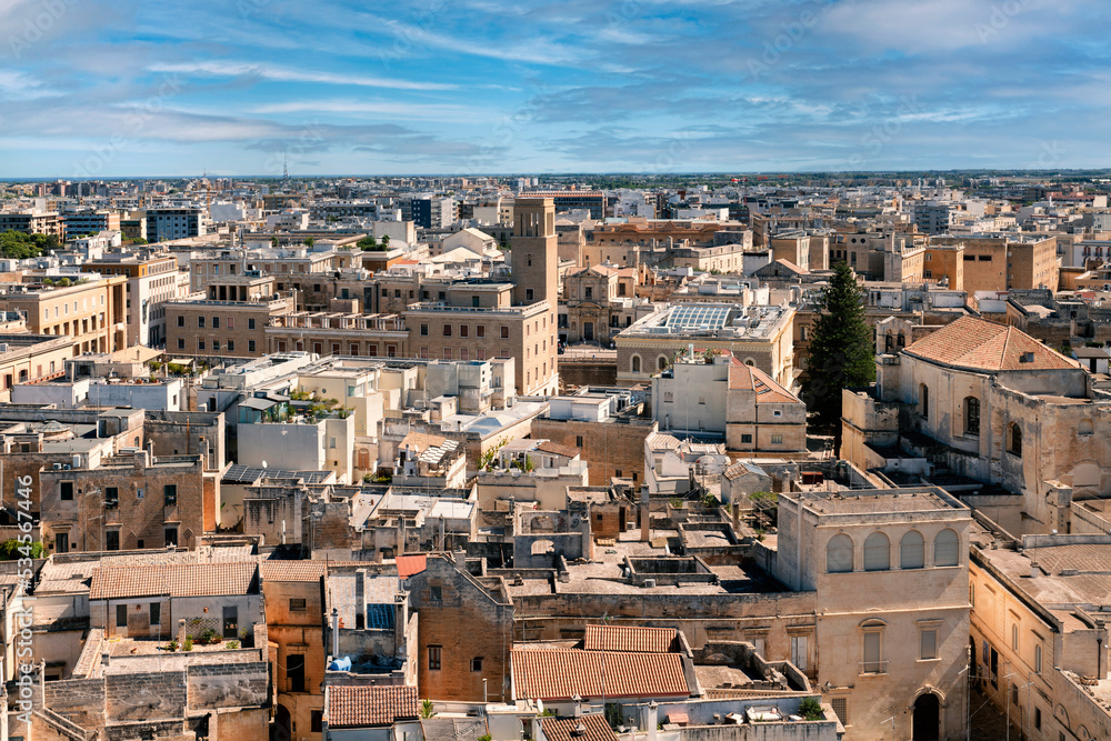Vista dall'alto di Lecce