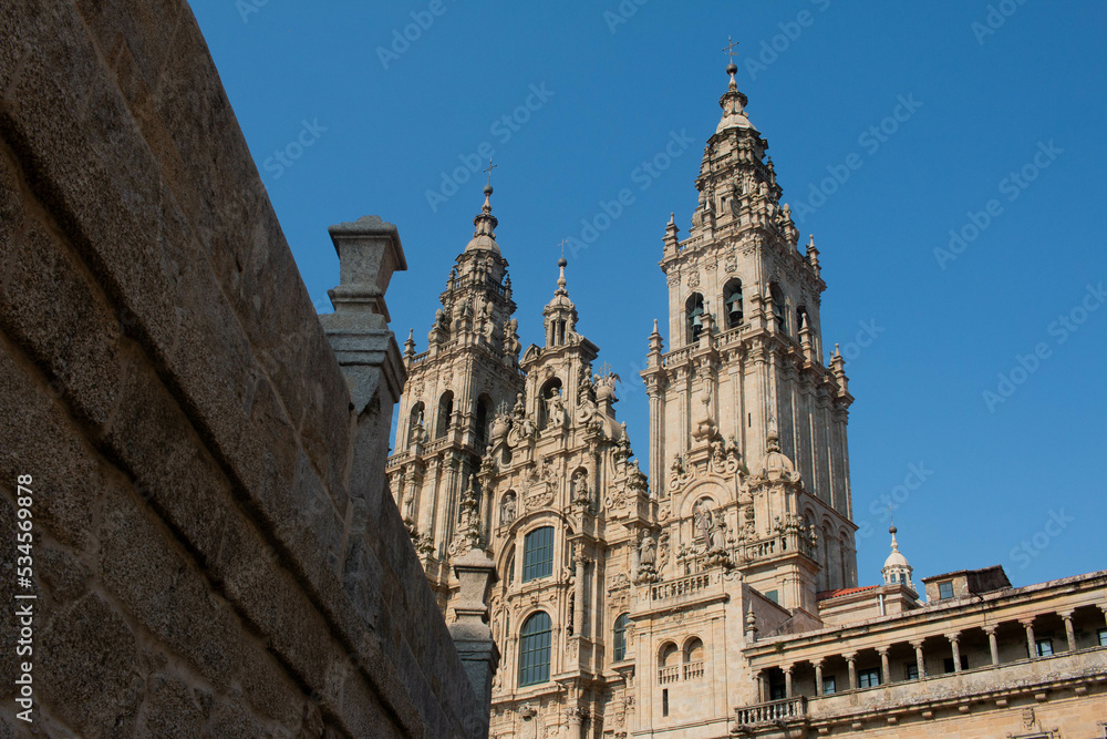 Postal de la Catedral de Santiago de Compostela