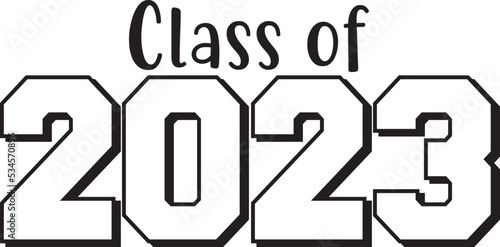 Stacked Class of 2023 Bold Graphic