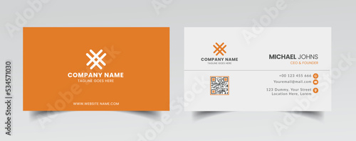 Minimal simple business card - Creative and Clean Business Card Template.