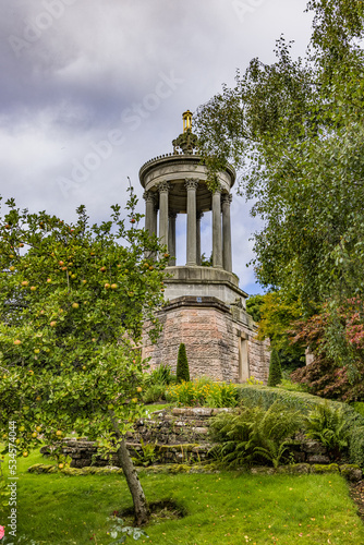 Tela The Robert Burns Monument at Brig O Doon, Alloway, Ayr, Ayrshire