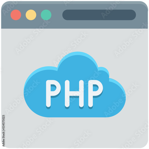 Php Colored Vector Icon