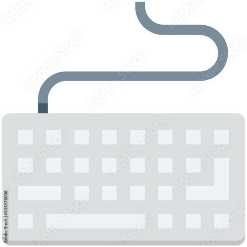 Keyboard Colored Vector Icon