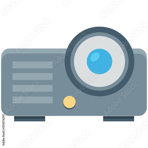Projector Colored Vector Icon