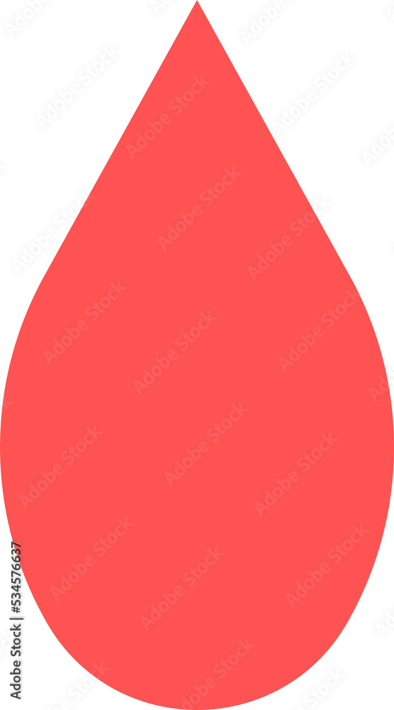 Png drop of blood icon isolated. Medicine donor concept.