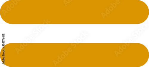 Cuadro en lienzo Png equal icon isolated.