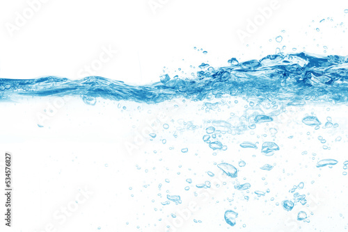 Water, water splash isolated on white background