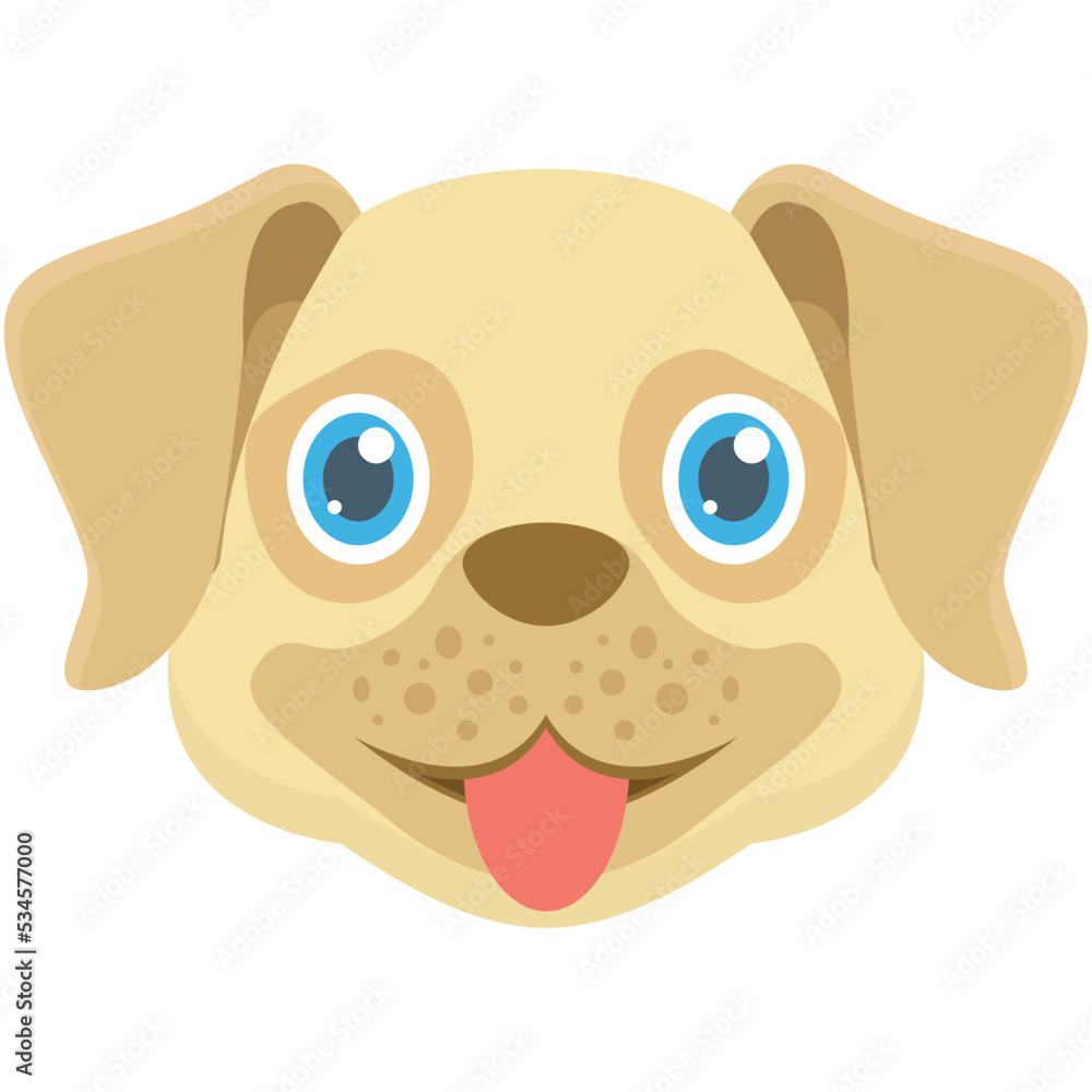 Dog Colored Vector Icon